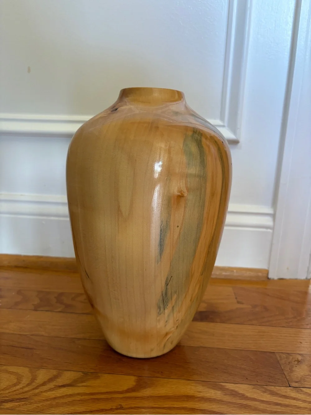 Larry Hasiak Worm Spalted Maple Vase